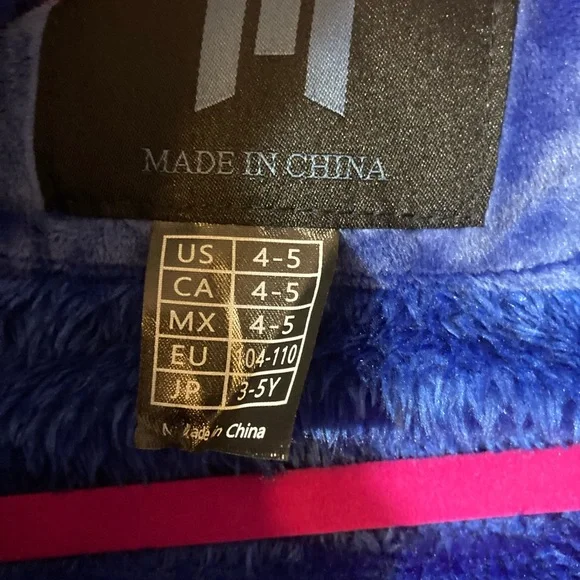 Blue girl velvet Jacket - Picture 7 of 10